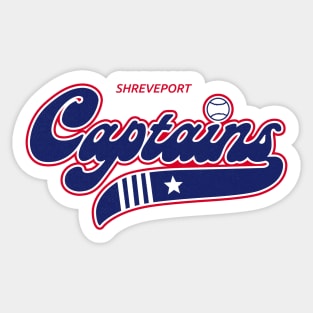 Defunct Shreveport Captains Baseball 1971 Sticker